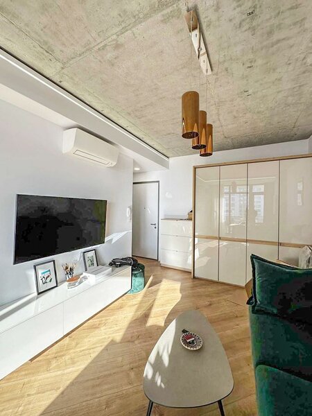 Floreasca, Dinamic City, Parcul Verdi, nord, 2 camere, parcare